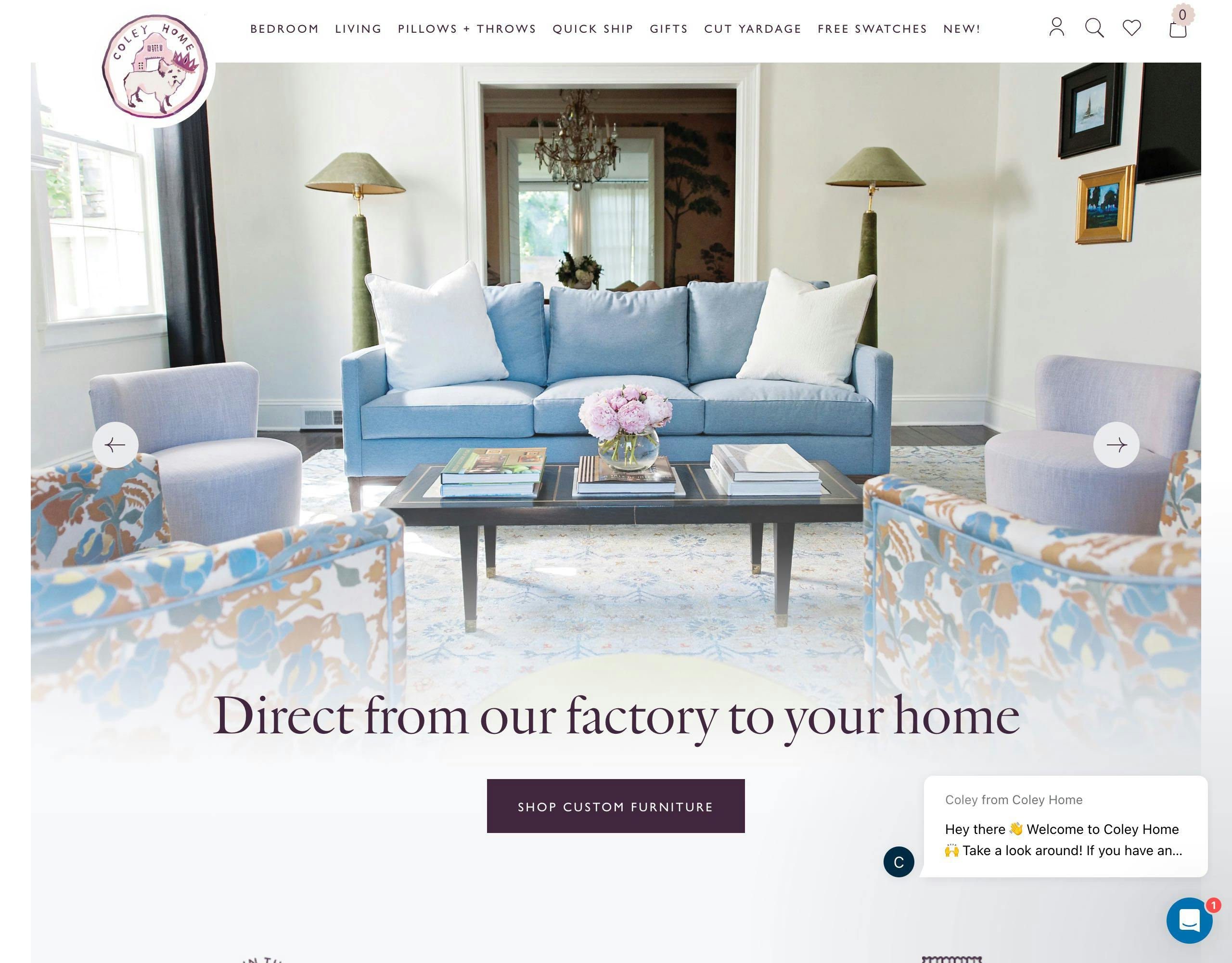 Coley Home website
