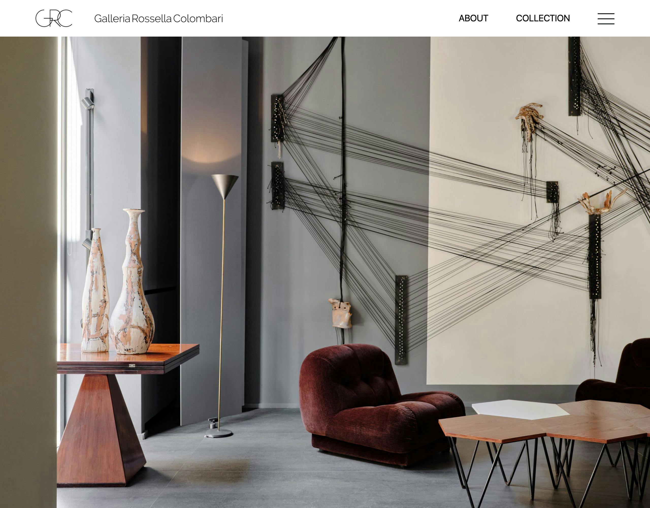 Galleria Rossella Colombari website