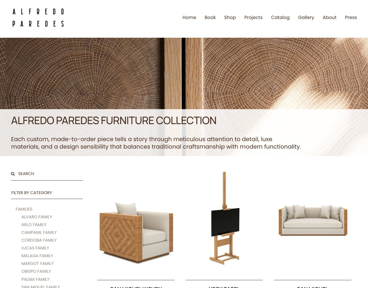 Alfredo Paredes Studio website