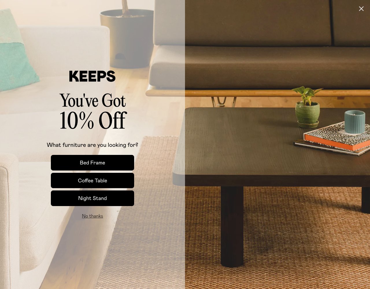 Built For Keeps website