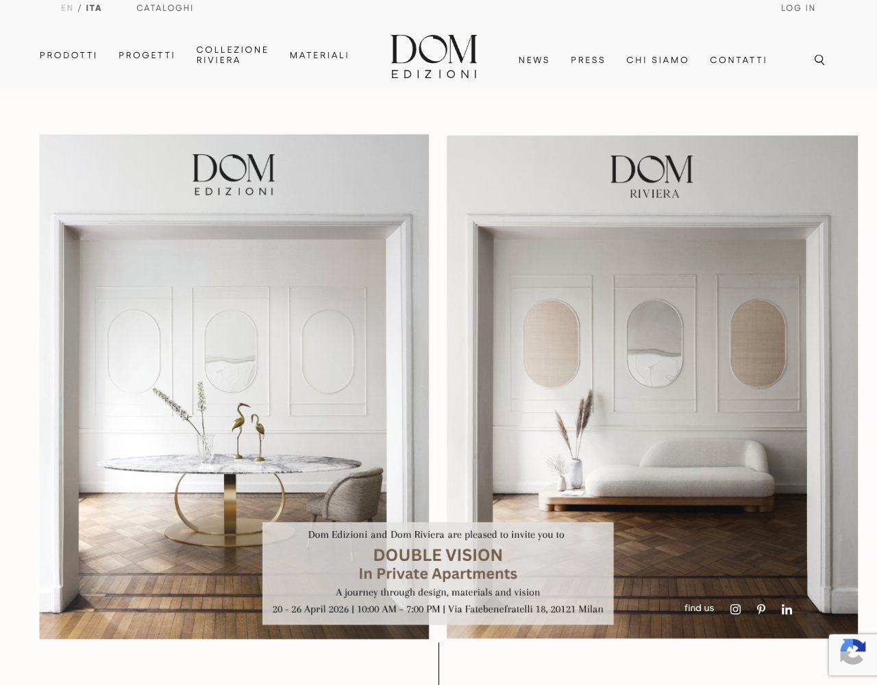 DOM Edizioni website