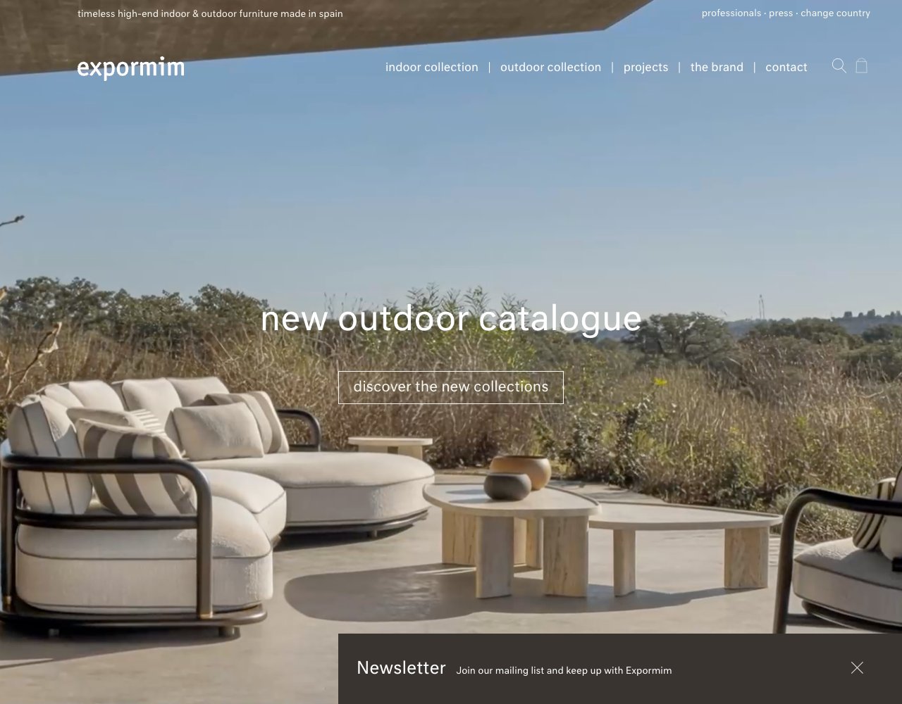 Expormim website