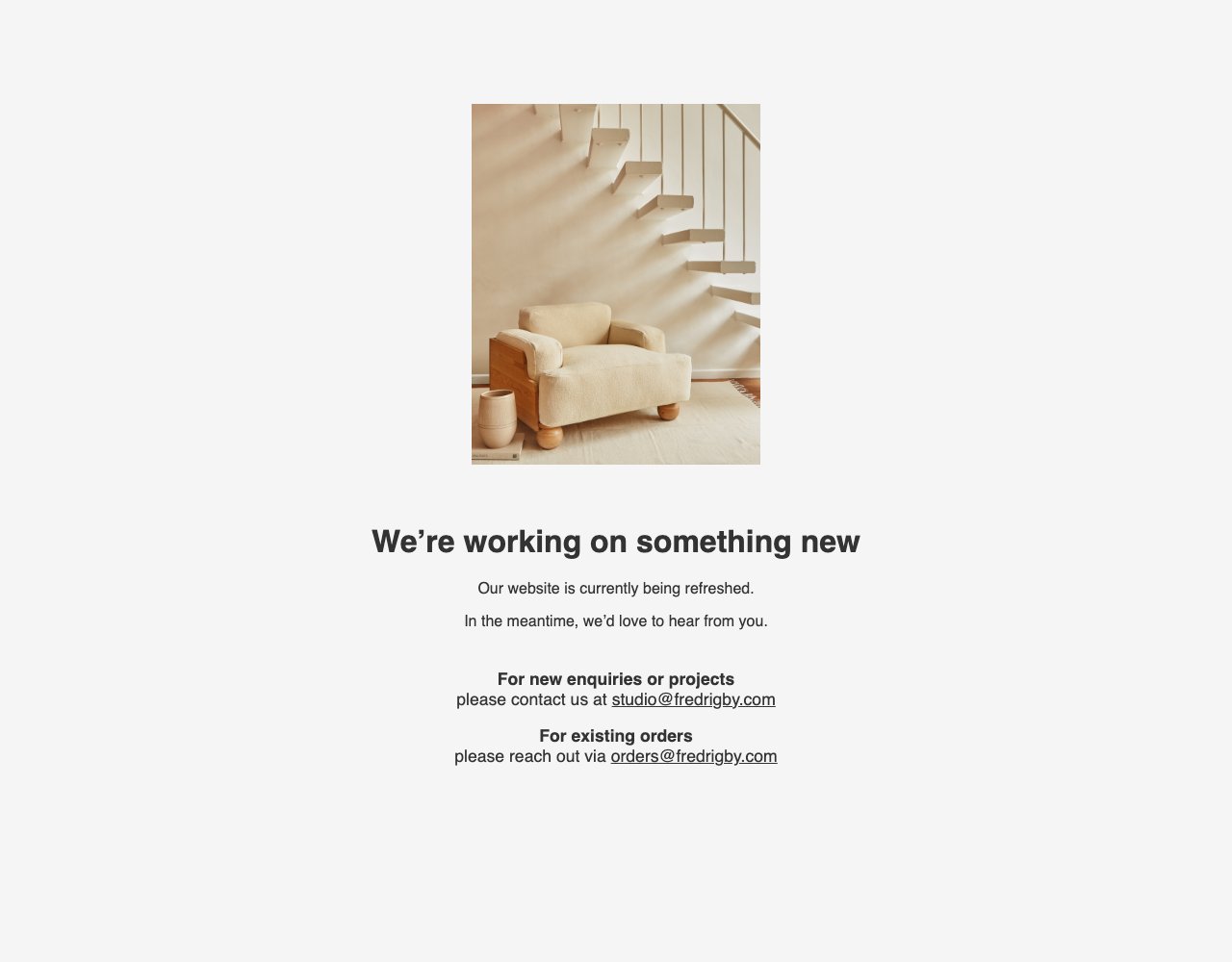 Fred Rigby Studio website