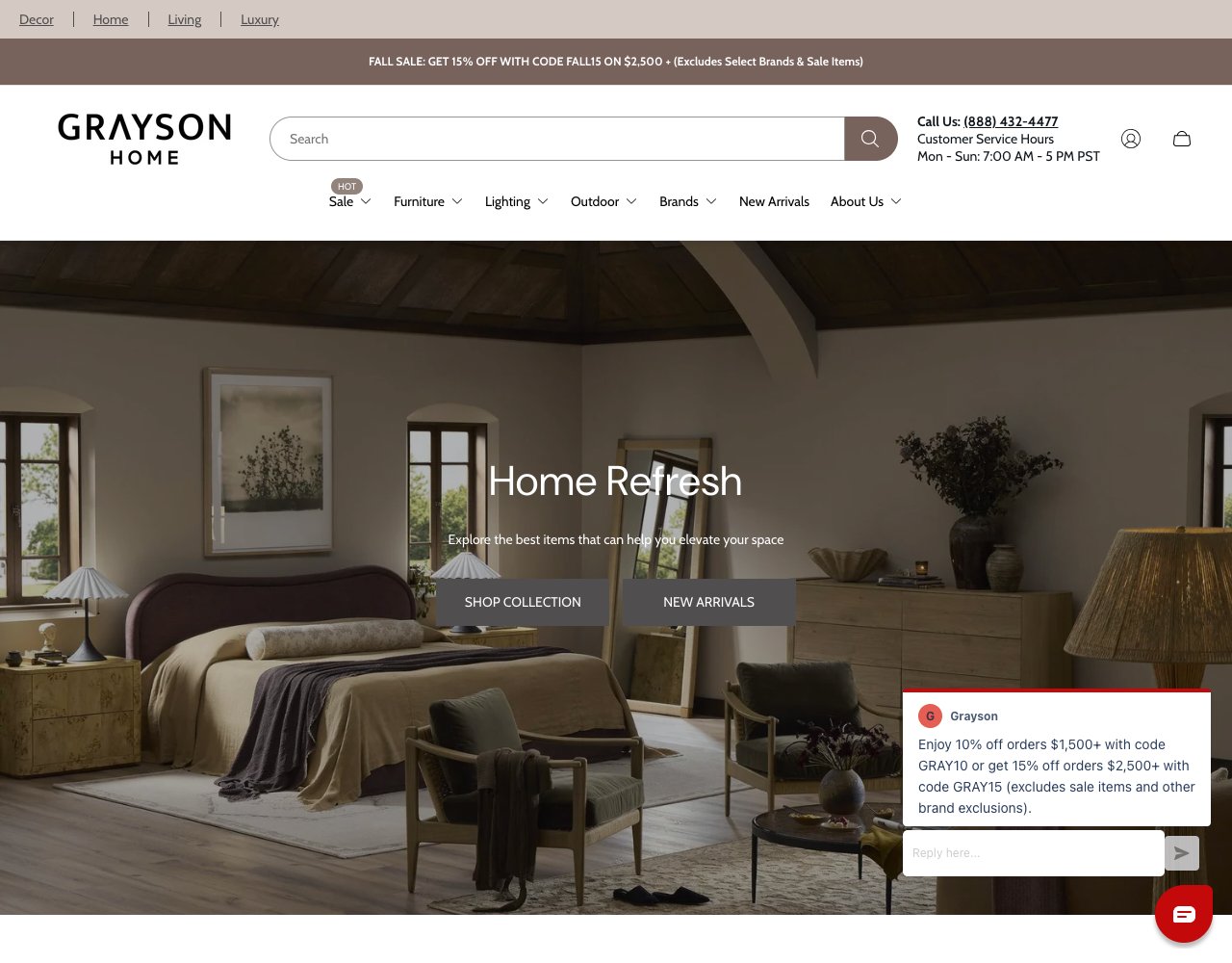 Grayson DH website