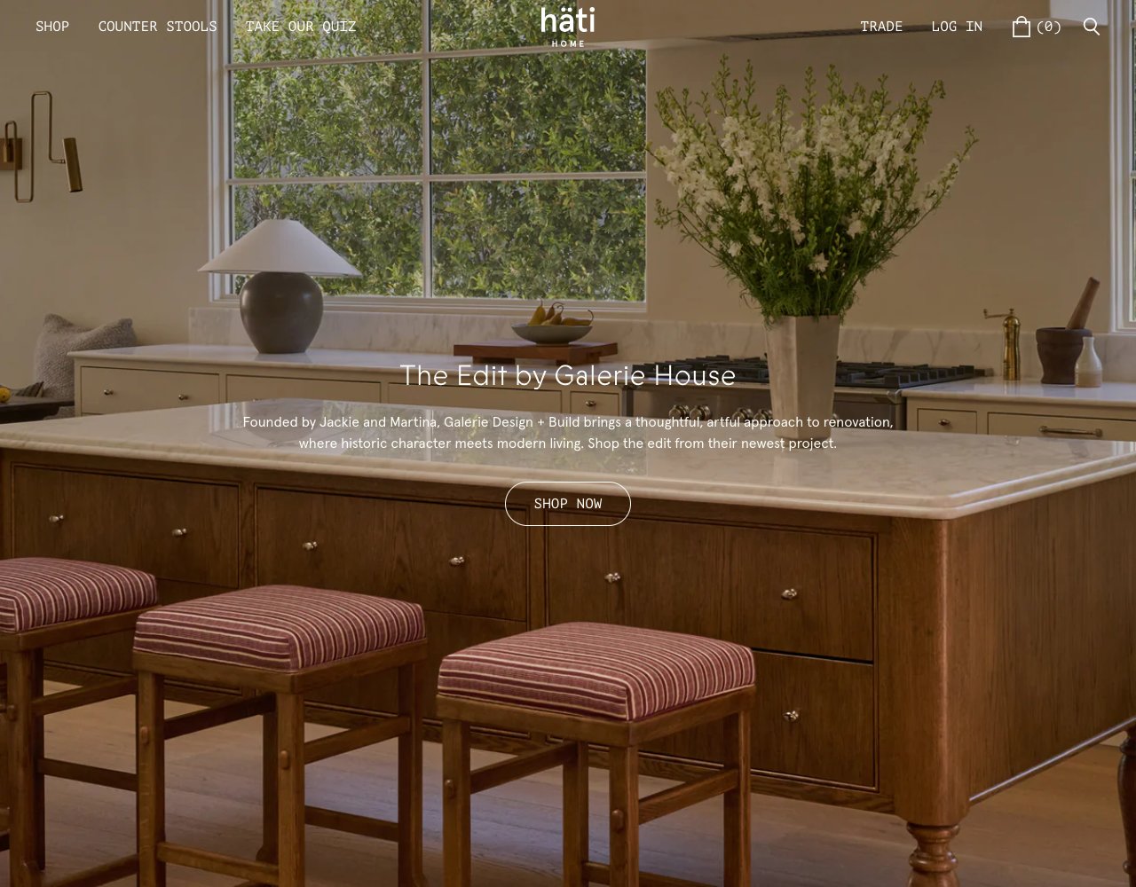 Hati Home website