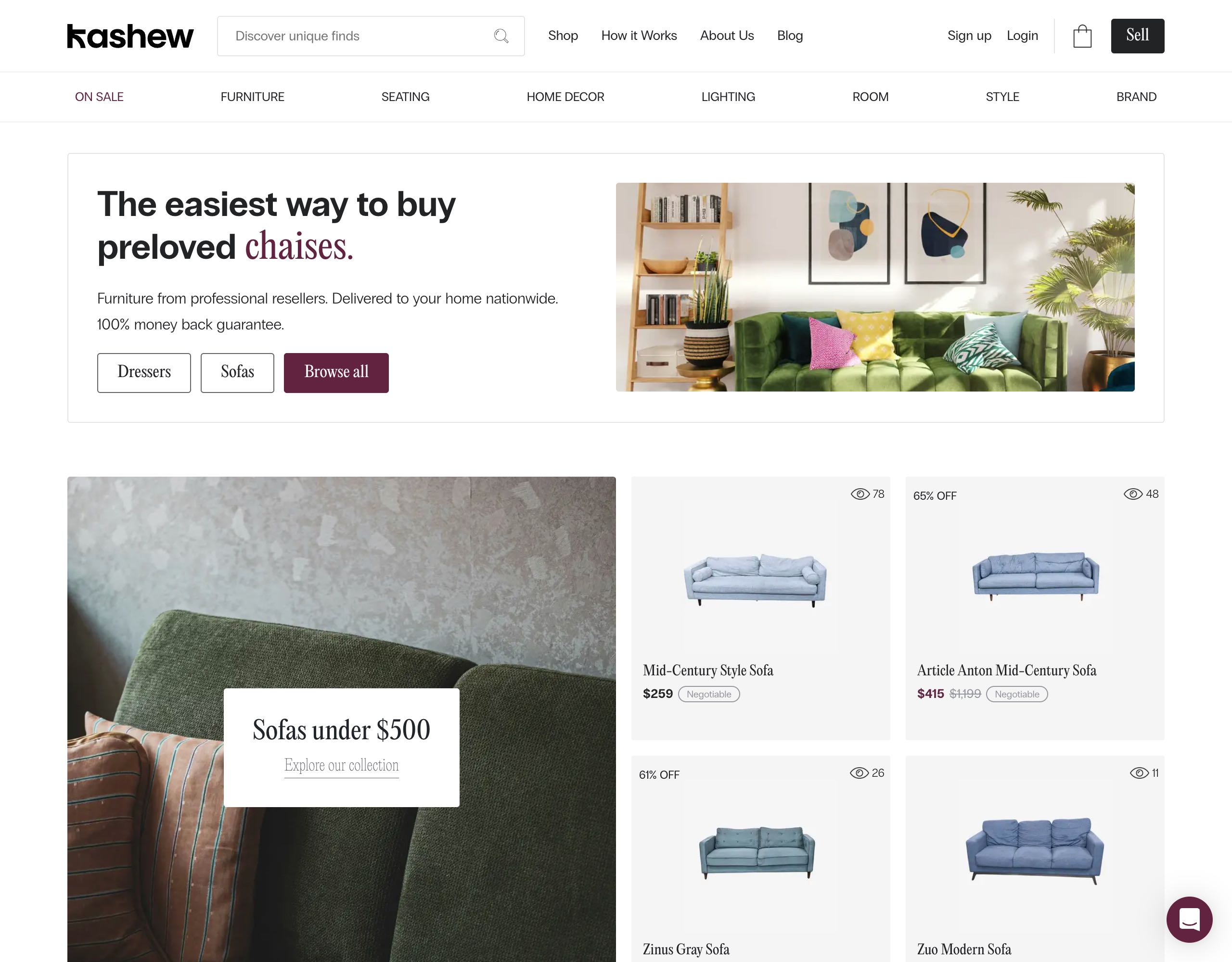 Kashew website
