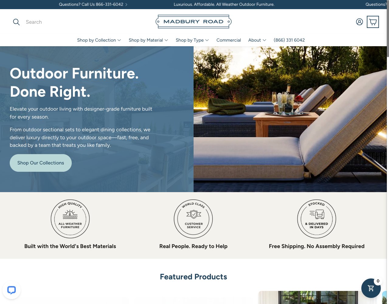 Madbury Road website