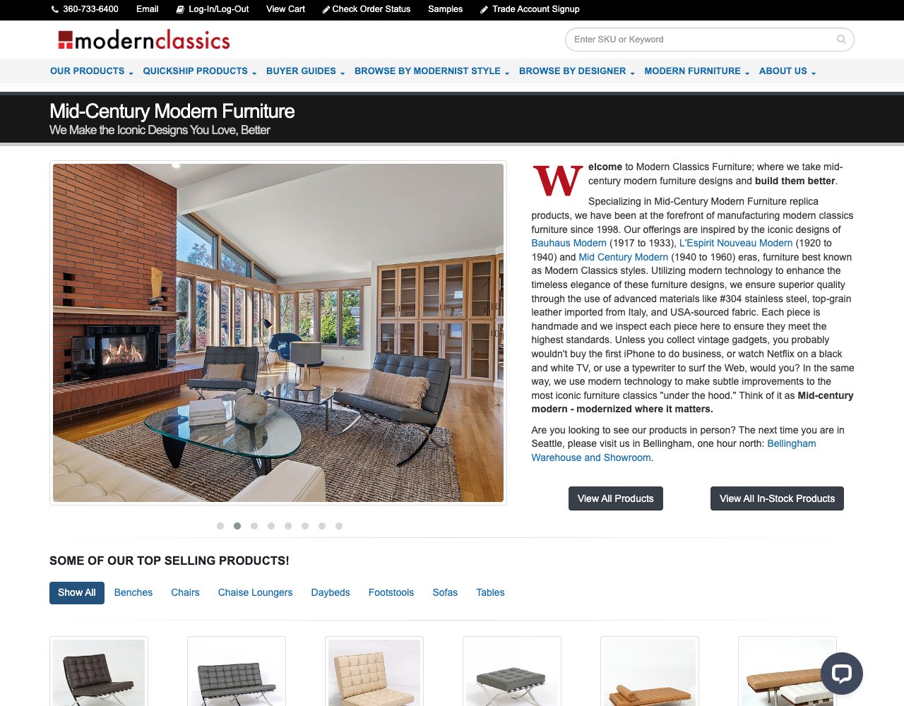 Modern Classics website