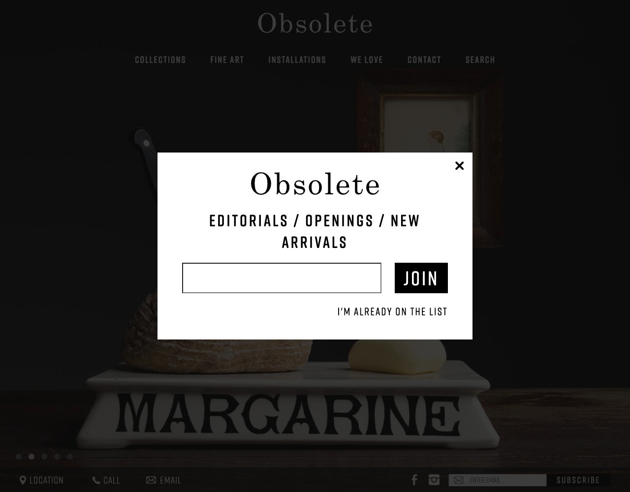 Obsolete website