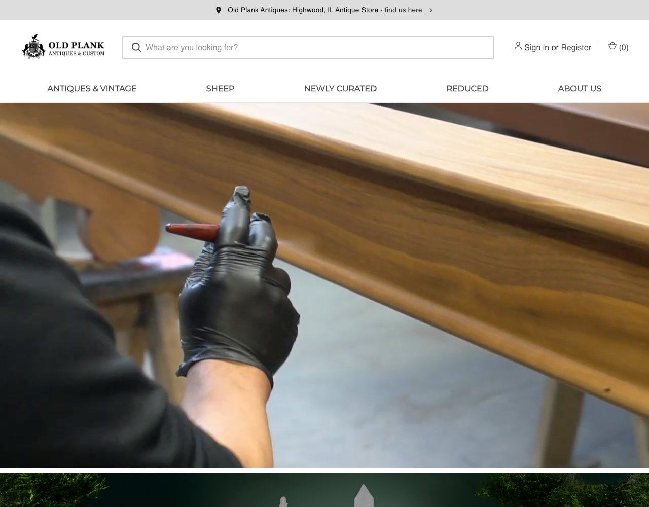 Old Plank website