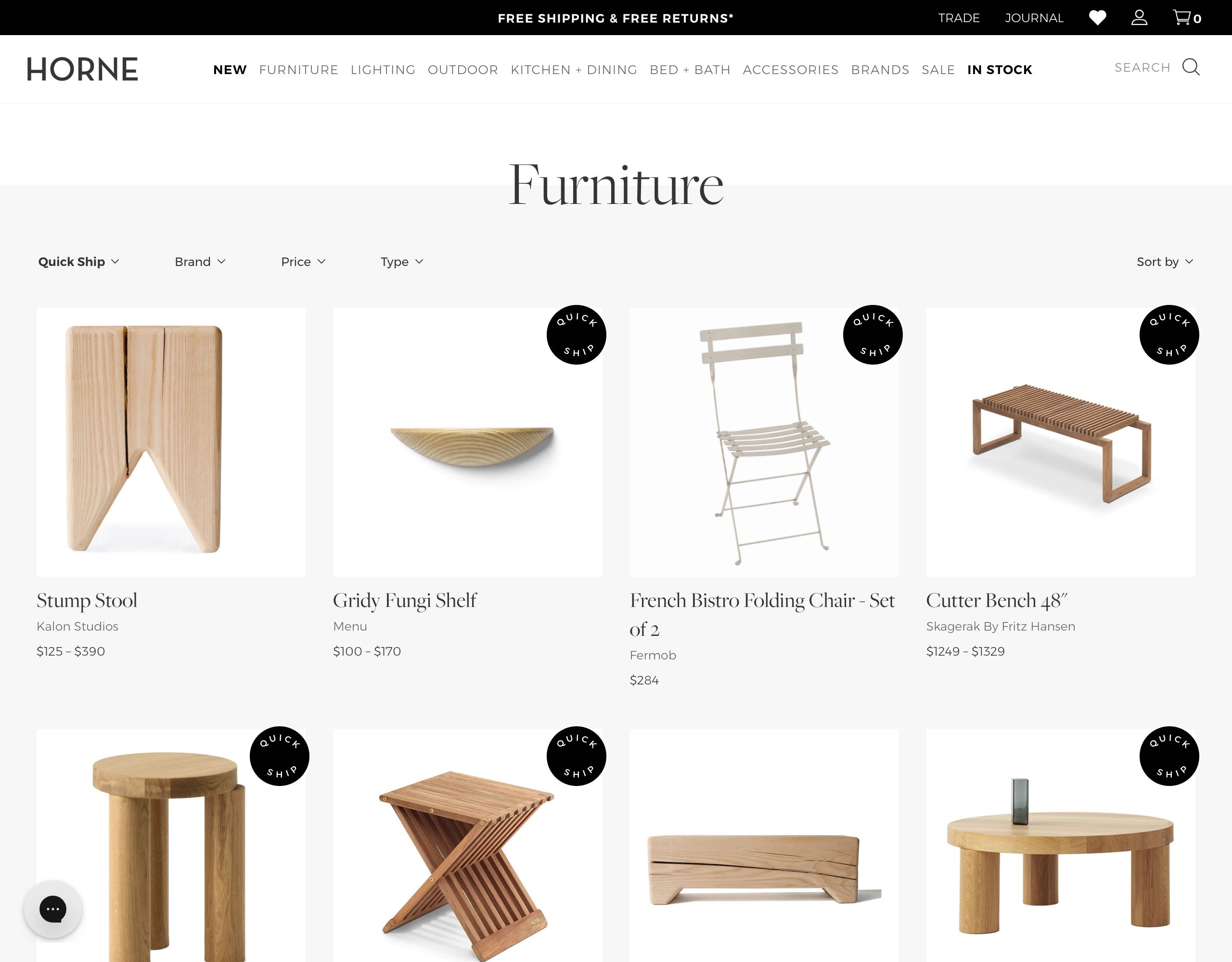 Horne website