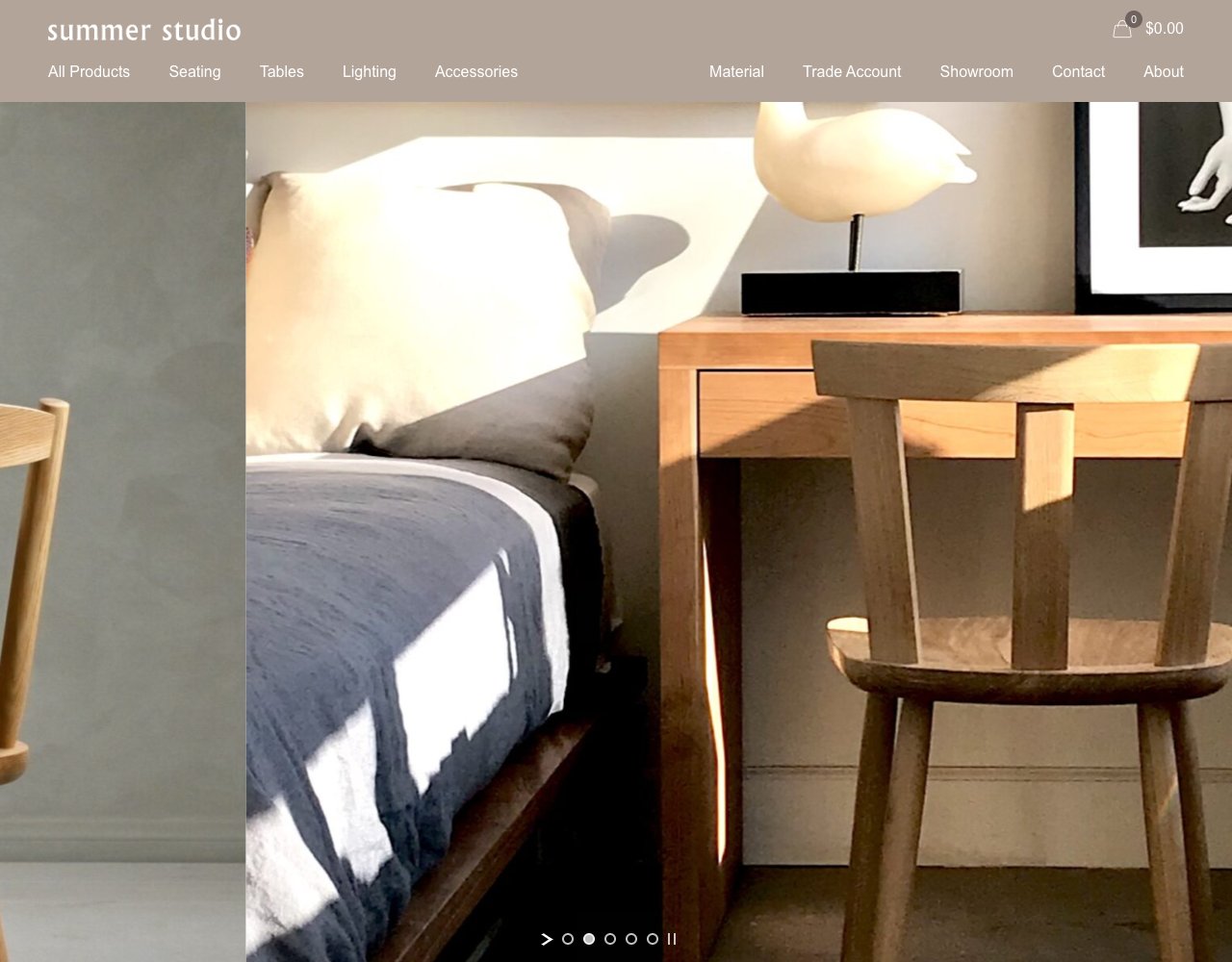 Summer Studio website