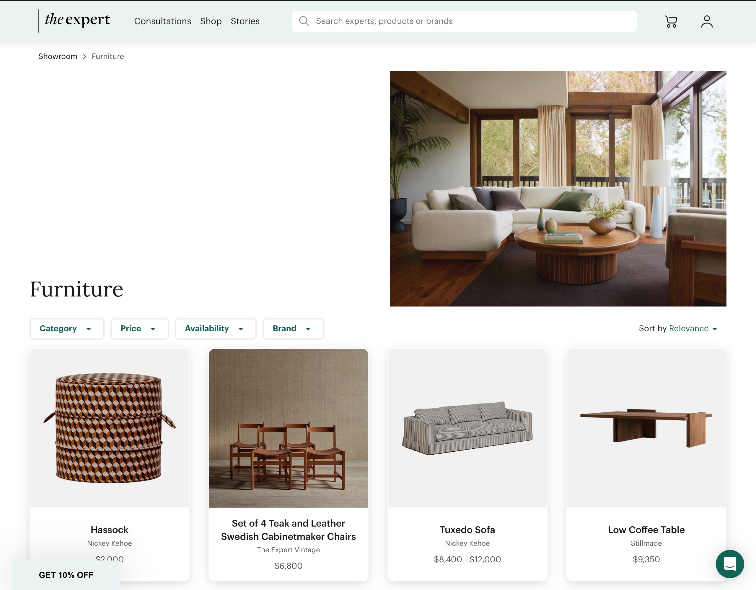 The Expert website