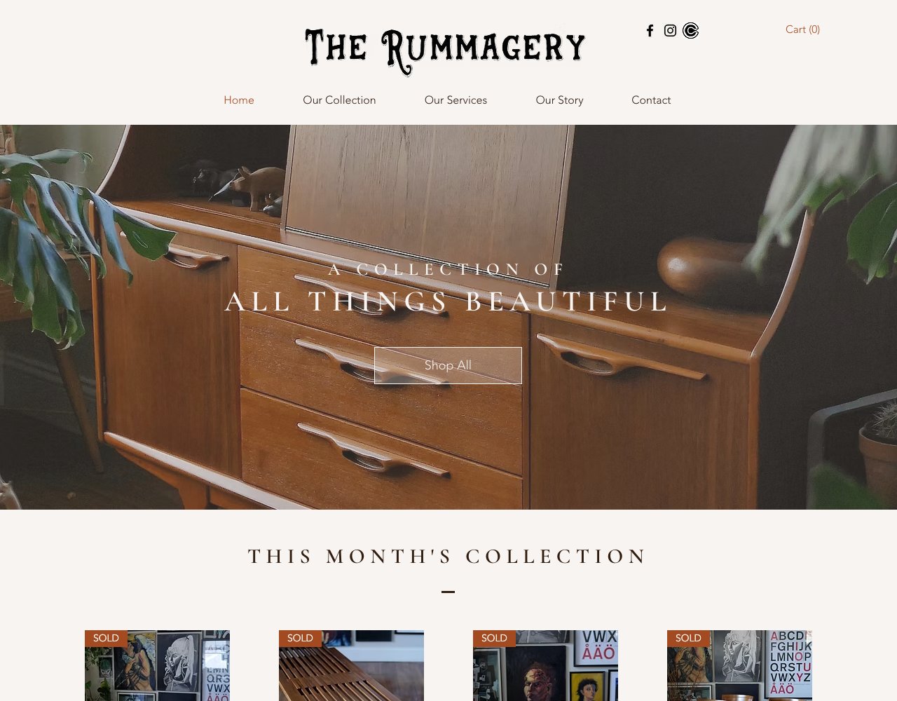 The Rummagery website