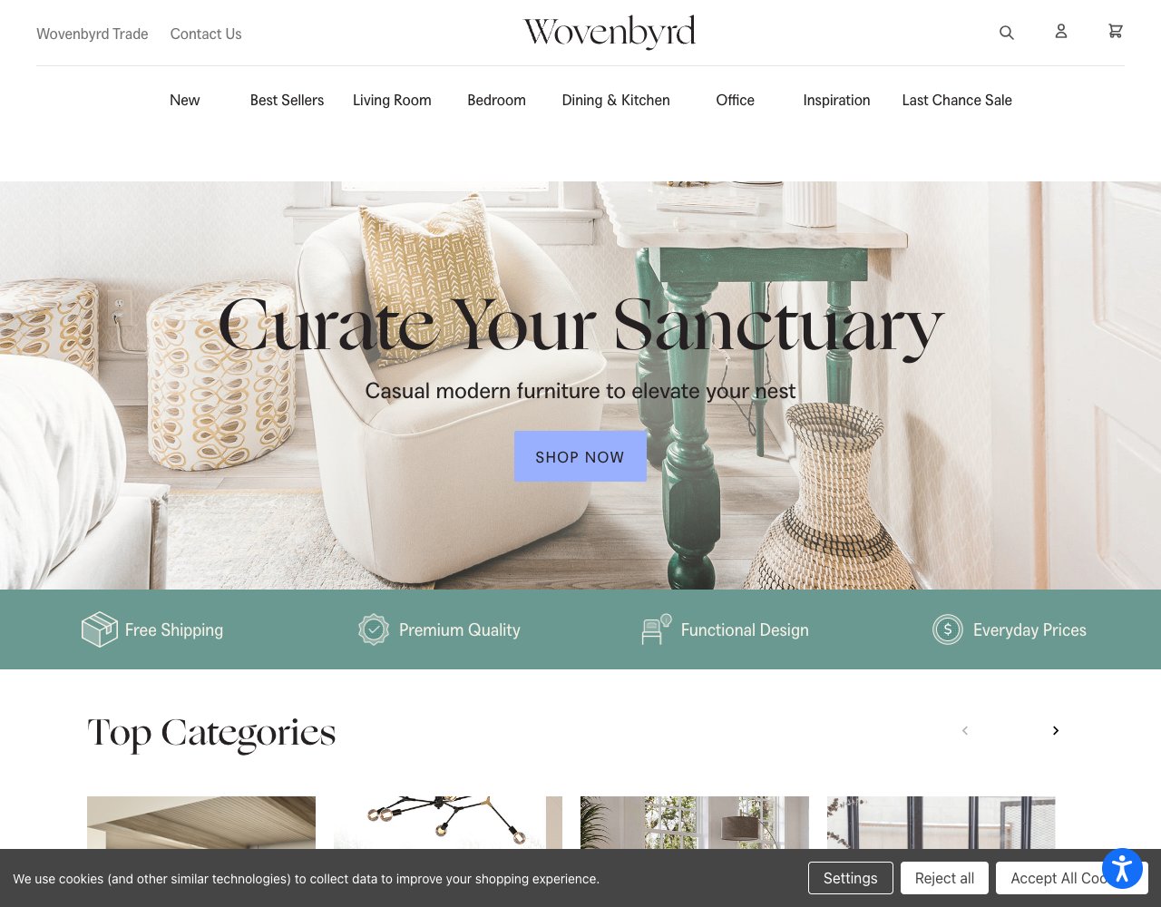 Wovenbyrd website